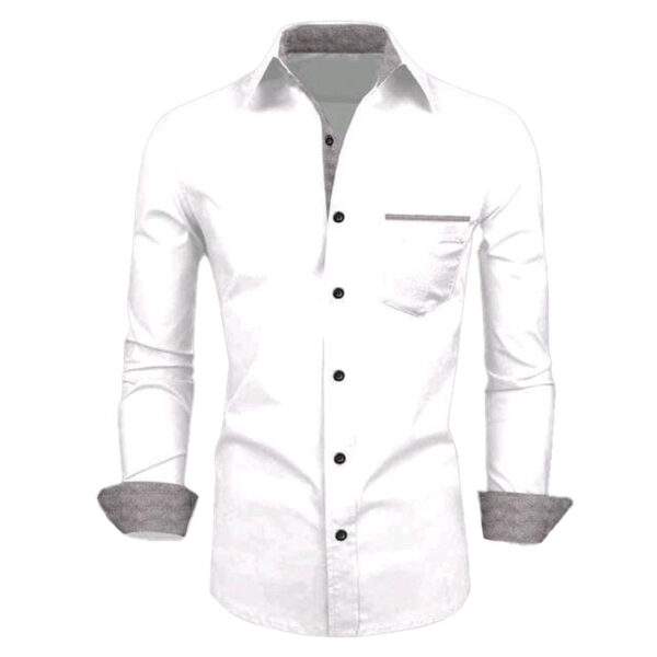 Designer Men White Shirt
